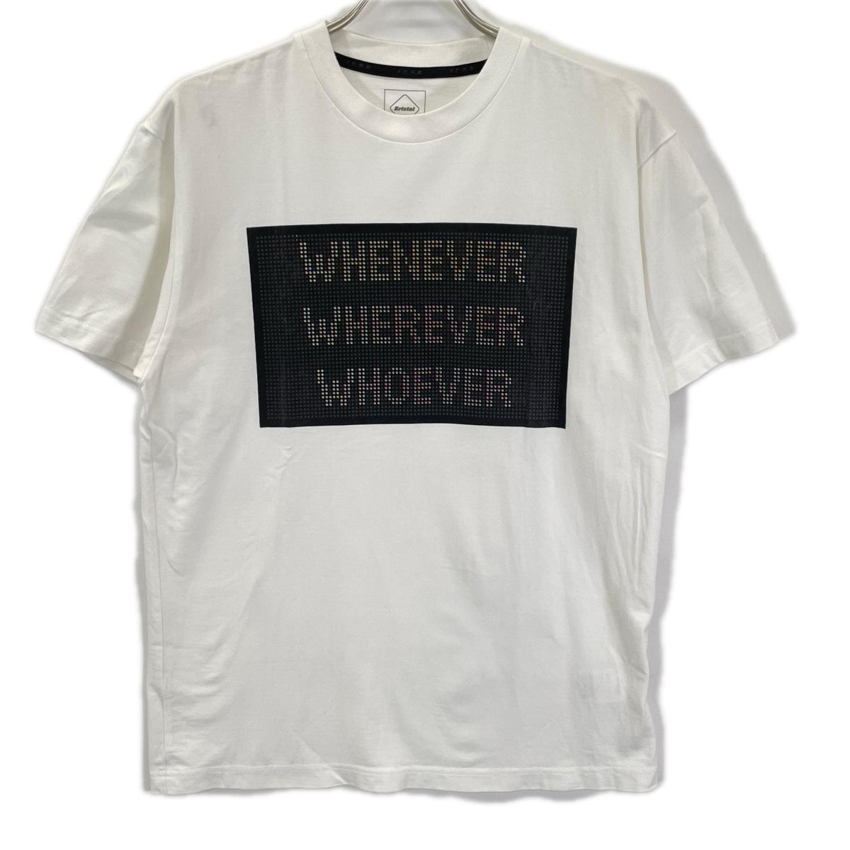 F.C.Real Bristol エフシーリアルブリストル 252104 ホワイト シグナル コットン Tシャツ トップス