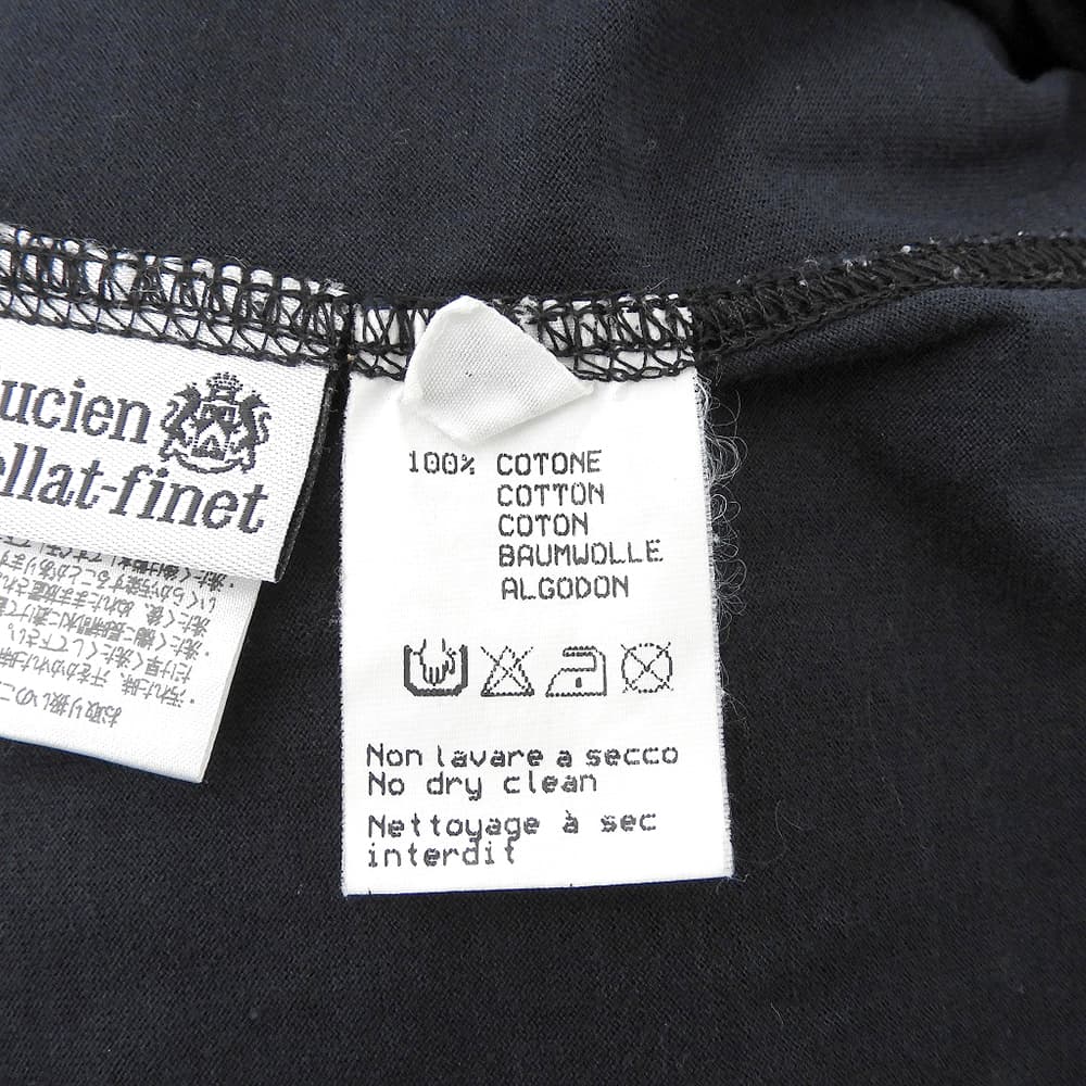 lucien pellat-finet ルシアンペラフィネ ビジュー スカル コットン カットソー トップス レディース ダークネイビー XS トップス
