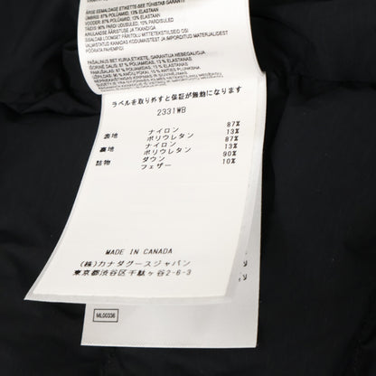 CANADA GOOSE カナダグース 【国内正規（株）カナダグースジャパン】2331WB Clair Coat Black Label クレアコート ブラックレーベル ダウン コート