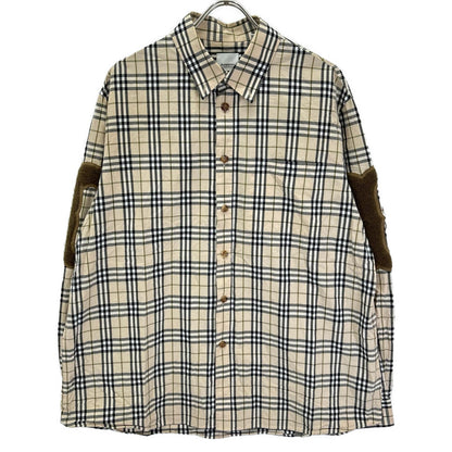 BURBERRY バーバリー 8042560 ティッシ期 チェック TBロゴ レターグラフィック 長袖シャツ トップス