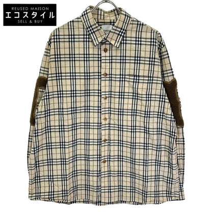 BURBERRY バーバリー 8042560 ティッシ期 チェック TBロゴ レターグラフィック 長袖シャツ トップス