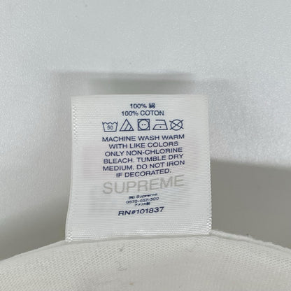 Supreme シュプリーム ×HYSTERIC GLAMOUR 21SS ホワイト コットン ブルーロゴ L/STシャツ トップス
