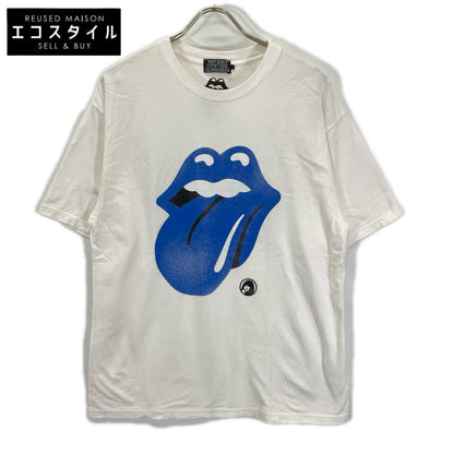 HYSTERIC GLAMOUR ヒステリックグラマー ×Rolling Stones 23SS Blue Tongue Tシャツ トップス
