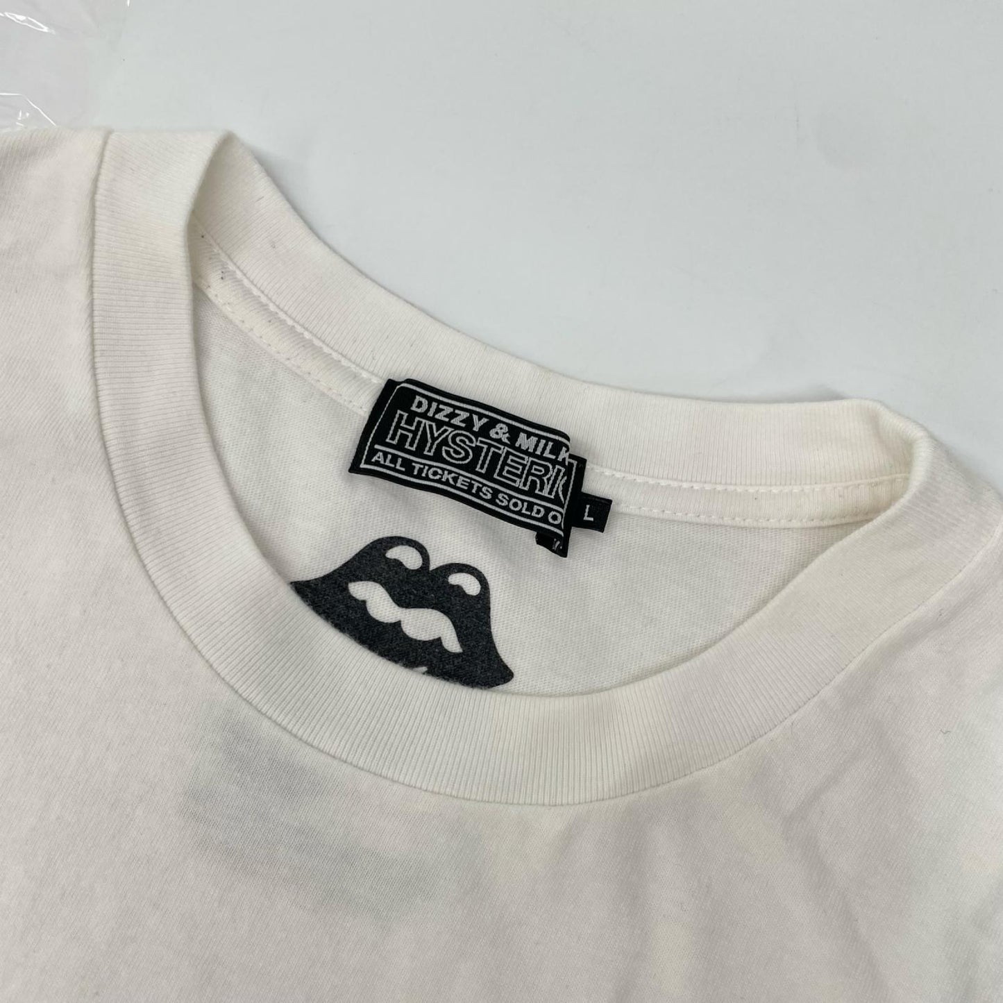 HYSTERIC GLAMOUR ヒステリックグラマー ×Rolling Stones 23SS Blue Tongue Tシャツ トップス