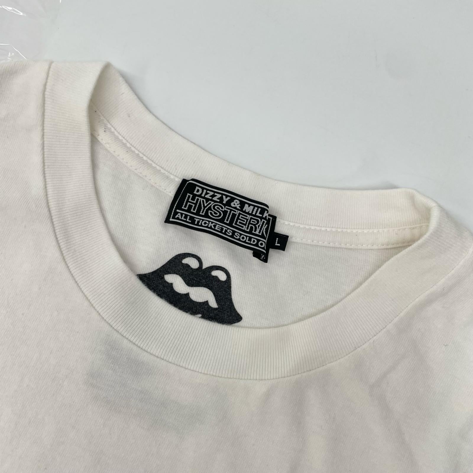 HYSTERIC GLAMOUR ヒステリックグラマー ×Rolling Stones 23SS Blue Tongue Tシャツ トップス
