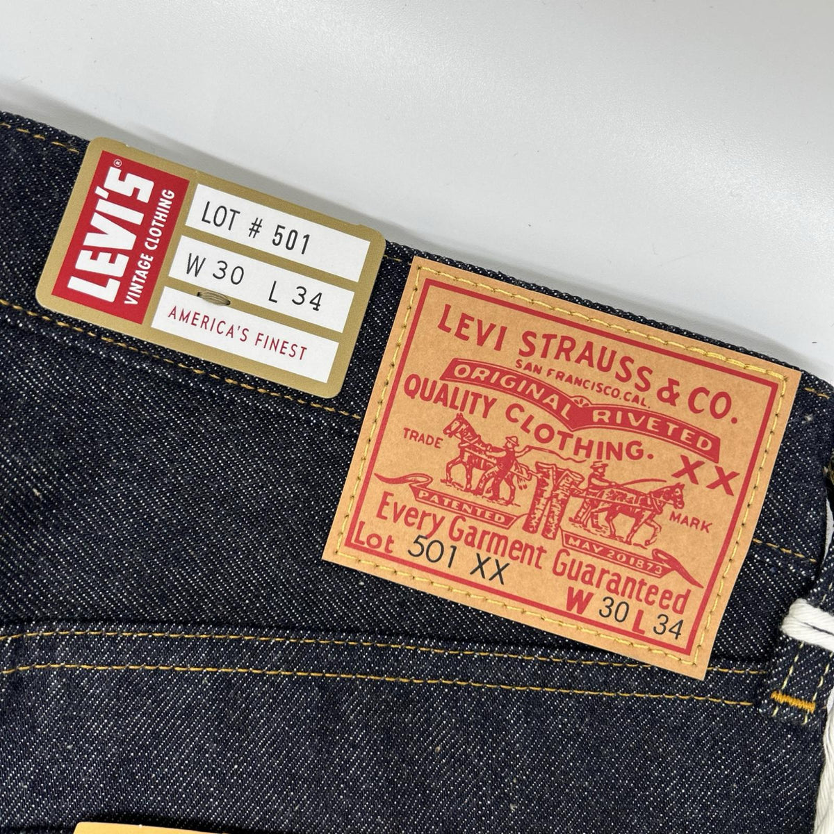 LEVI'S リーバイス 501550079 インディゴ 1955モデル 501XX デニムパンツ ボトムス