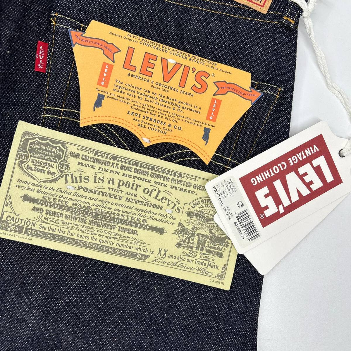 LEVI'S リーバイス 501550079 インディゴ 1955モデル 501XX デニムパンツ ボトムス