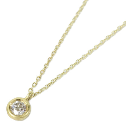 hum ハム 美品 K18 KUMO D0.10ct 1Pダイヤモンド ネックレス
