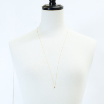 hum ハム 美品 K18 KUMO D0.10ct 1Pダイヤモンド ネックレス