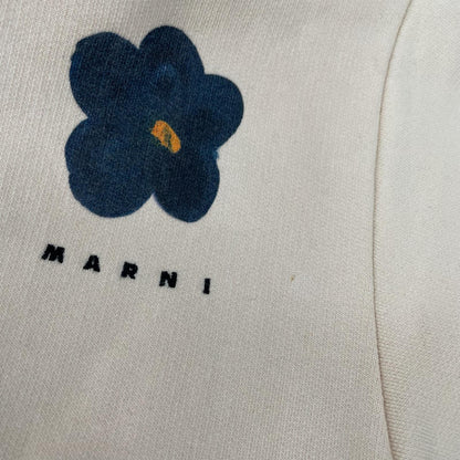 MARNI マルニ 22年 FUMU0067P3 ベージュ デイジー フラワープリント パーカー トップス
