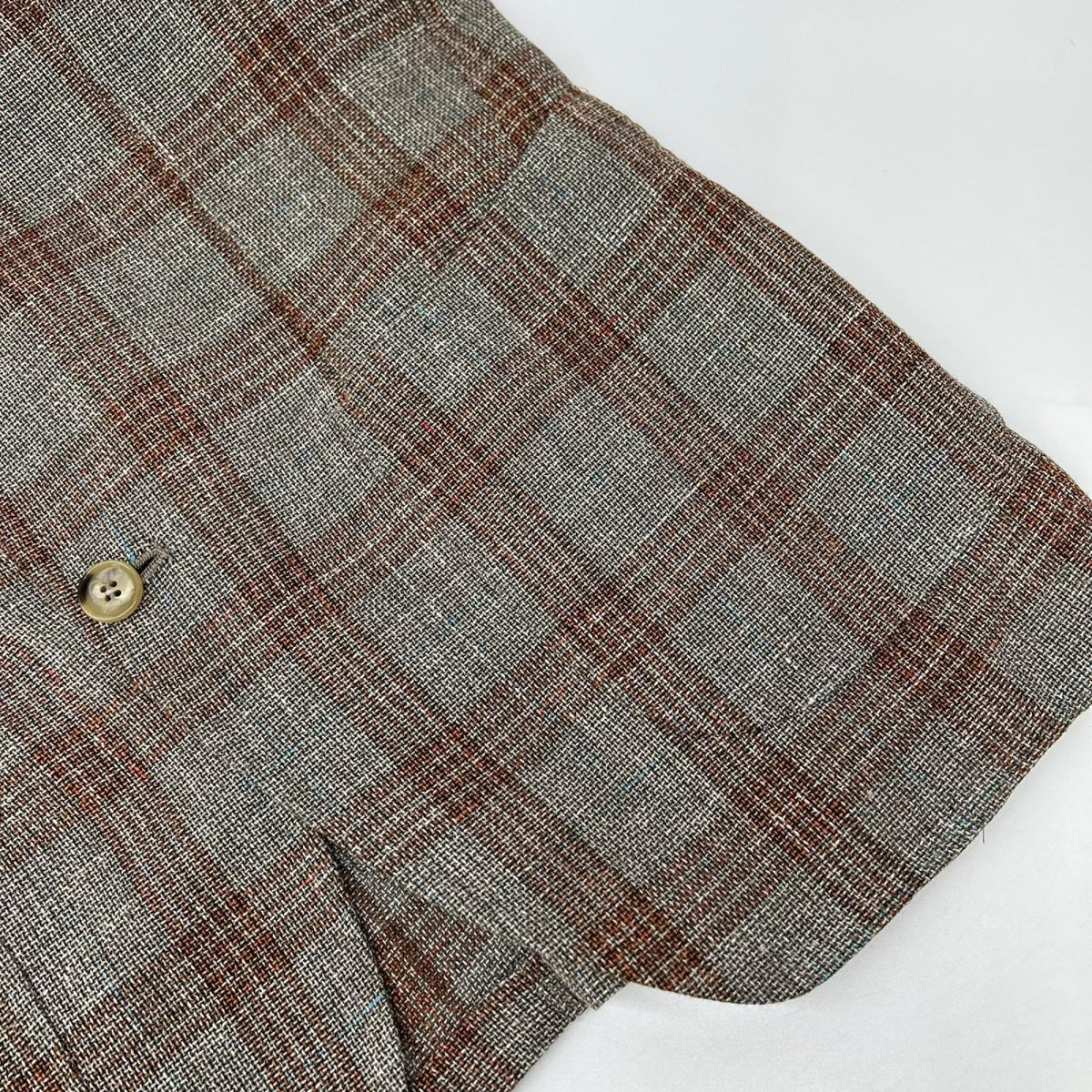Gabo ガボ（ジ アーボ） ×TOMORROWLAND ブラウン リネン ウール 2Bテーラードジャケット ジャケット
