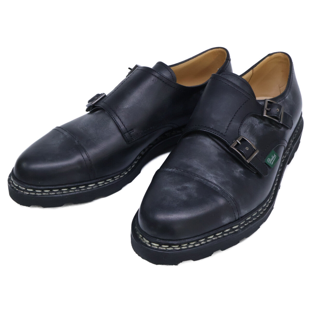 Paraboot パラブーツ 【新品同様/25年製】LIS-NOIR WILLIAM ウィリアム ダブルモンク シューズ シューズ