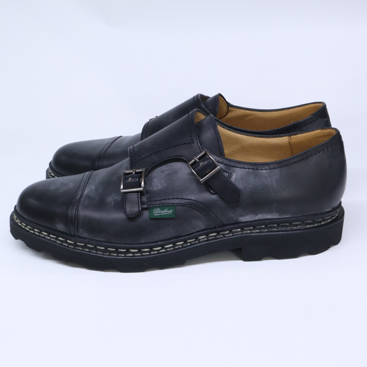 Paraboot パラブーツ 【新品同様/25年製】LIS-NOIR WILLIAM ウィリアム ダブルモンク シューズ シューズ