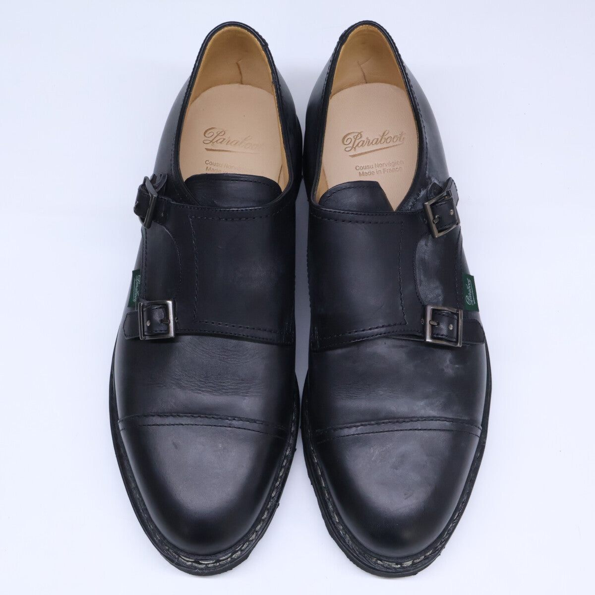 Paraboot パラブーツ 【新品同様/25年製】LIS-NOIR WILLIAM ウィリアム ダブルモンク シューズ シューズ