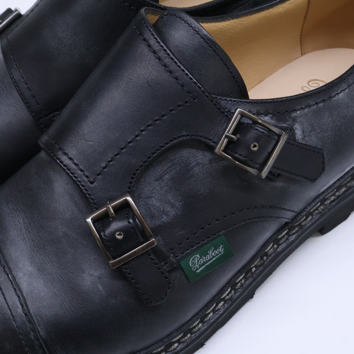 Paraboot パラブーツ 【新品同様/25年製】LIS-NOIR WILLIAM ウィリアム ダブルモンク シューズ シューズ