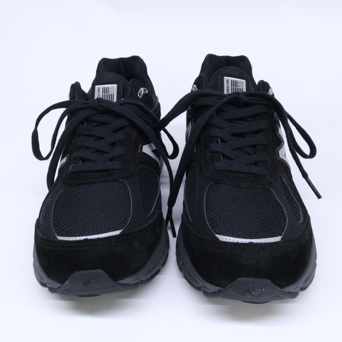 NEW BALANCE ニューバランス 【新品同様】U990BL4 990V4 Made in U.S.A. スエードｘメッシュ ローカットスニーカー シューズ