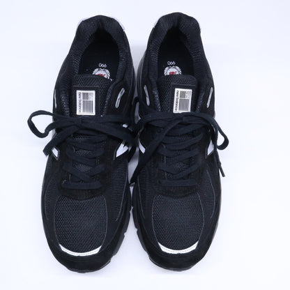 NEW BALANCE ニューバランス 【新品同様】U990BL4 990V4 Made in U.S.A. スエードｘメッシュ ローカットスニーカー シューズ