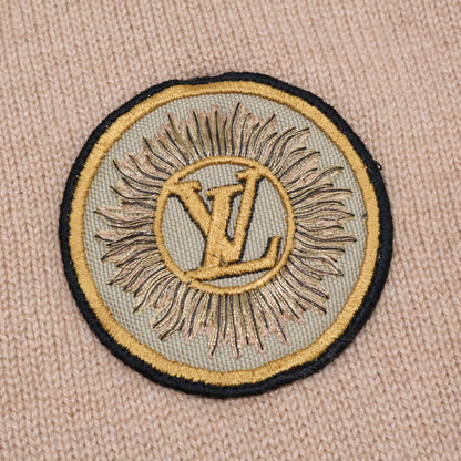 LOUIS VUITTON ルイヴィトン 【美品/国内正規/24年製】RW241WW FZ3 FQKL14 チェーン ロゴパッチ カシミヤ 長袖ニットセーター トップス