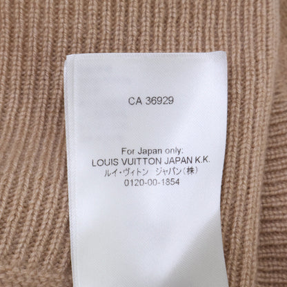 LOUIS VUITTON ルイヴィトン 【美品/国内正規/24年製】RW241WW FZ3 FQKL14 チェーン ロゴパッチ カシミヤ 長袖ニットセーター トップス