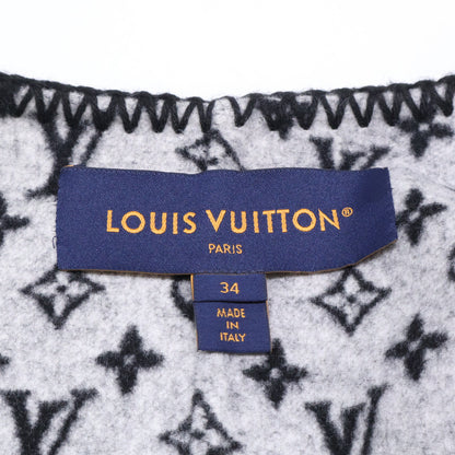 LOUIS VUITTON ルイヴィトン 【美品/国内正規/25年製】RW251WW QWE FSCO13 ダブルフェイス ステッチ ノーカラー コート