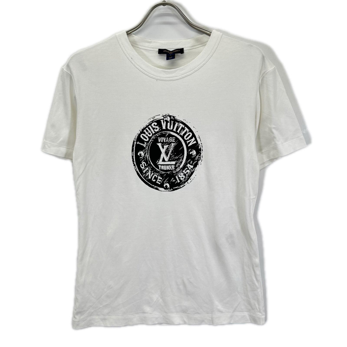 LOUIS VUITTON ルイヴィトン 25年製 RW252WW UNI FTTS07 ホワイト LVスタンプ Tシャツ トップス