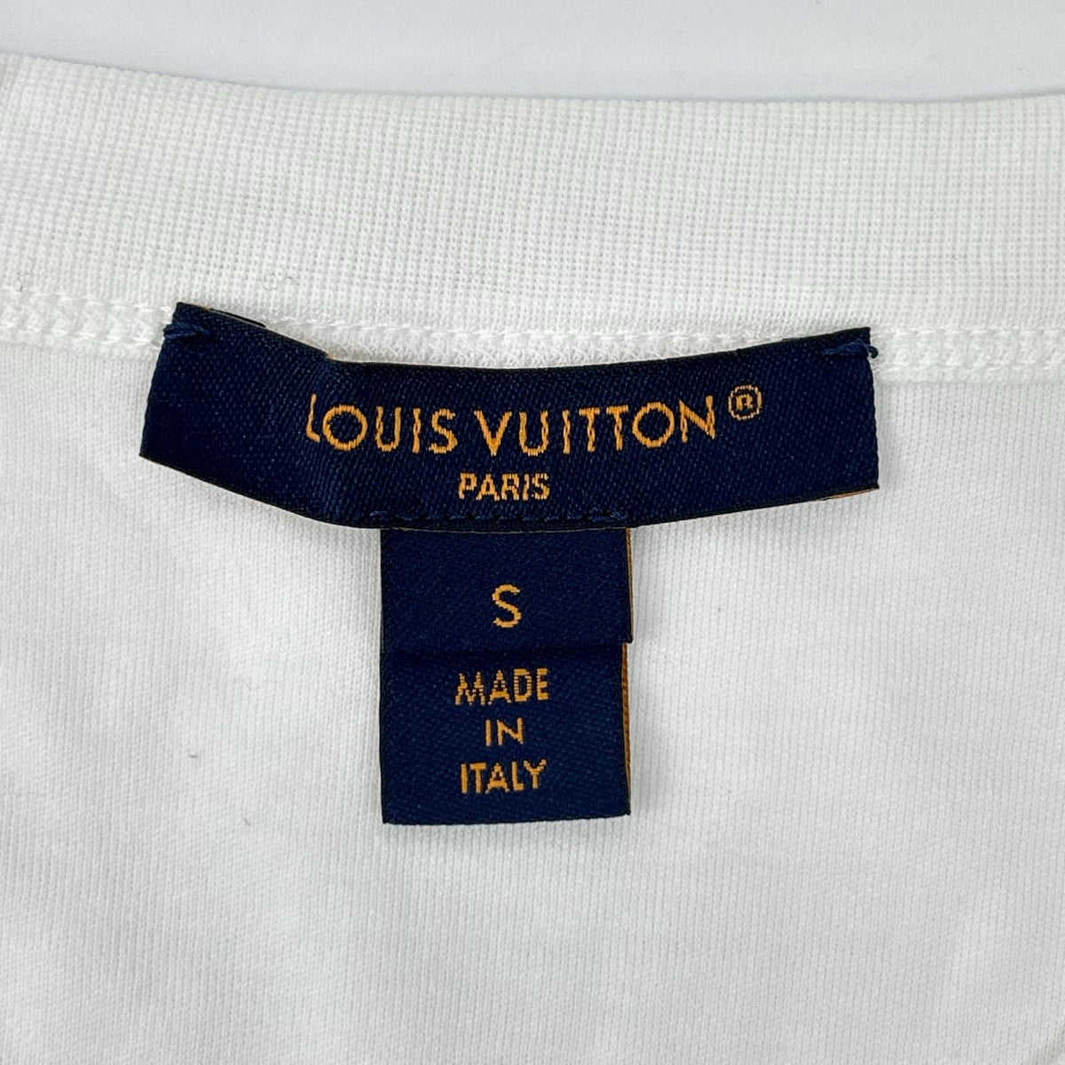LOUIS VUITTON ルイヴィトン 25年製 RW252WW UNI FTTS07 ホワイト LVスタンプ Tシャツ トップス