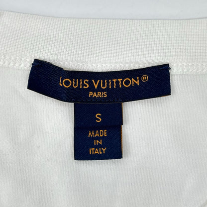 LOUIS VUITTON ルイヴィトン 25年製 RW252WW UNI FTTS07 ホワイト LVスタンプ Tシャツ トップス