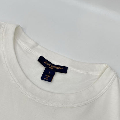 LOUIS VUITTON ルイヴィトン 25年製 RW252WW UNI FTTS07 ホワイト LVスタンプ Tシャツ トップス