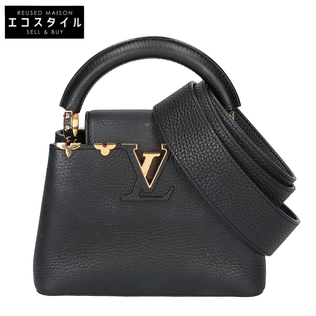 LOUIS VUITTON ルイヴィトン M56669 トリヨンレザー カプシーヌ MINI 2WAYショルダーバッグ ハンドバッグ