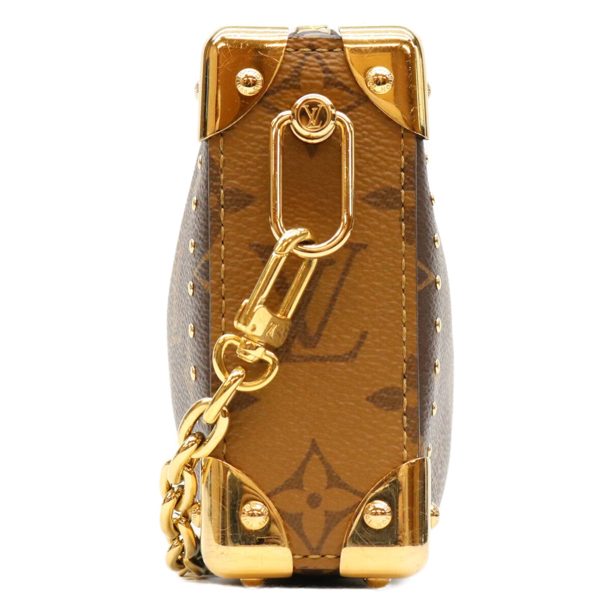 LOUIS VUITTON ルイヴィトン M13147 モノグラム スリム トランク ショルダーバッグ ショルダーバッグ