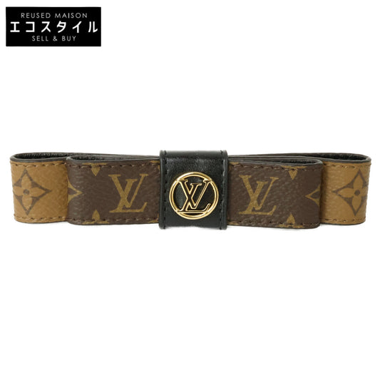 LOUIS VUITTON ルイヴィトン 【美品】24年製 M02321 バレッタ マイ LV ボウ ヘアアクセサリー