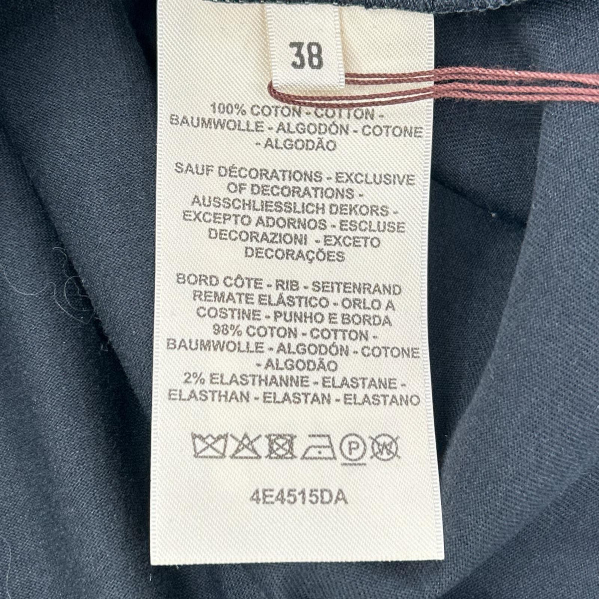 HERMES エルメス 24年製 ブラック コットン ワンピース ワンピース