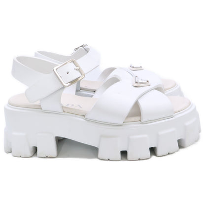 PRADA プラダ トライアングルロゴ モノリス ラバーサンダル シューズ