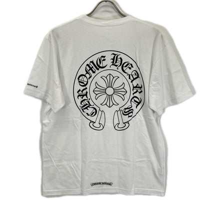 Chrome hearts クロムハーツ ホワイト ホースシュー ポケット 半袖Tシャツ トップス