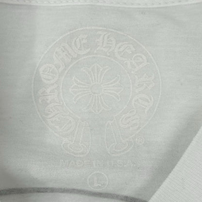 Chrome hearts クロムハーツ ホワイト ホースシュー ポケット 半袖Tシャツ トップス