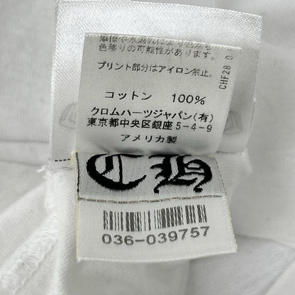 Chrome hearts クロムハーツ ホワイト ホースシュー ポケット 半袖Tシャツ トップス