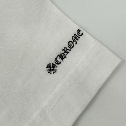 Chrome hearts クロムハーツ ホワイト ホースシュー ポケット 半袖Tシャツ トップス