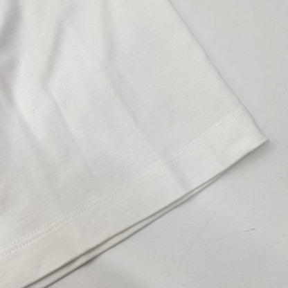 PRADA プラダ 23年製 35838R ホワイト スパンコールロゴ 半袖Tシャツ トップス