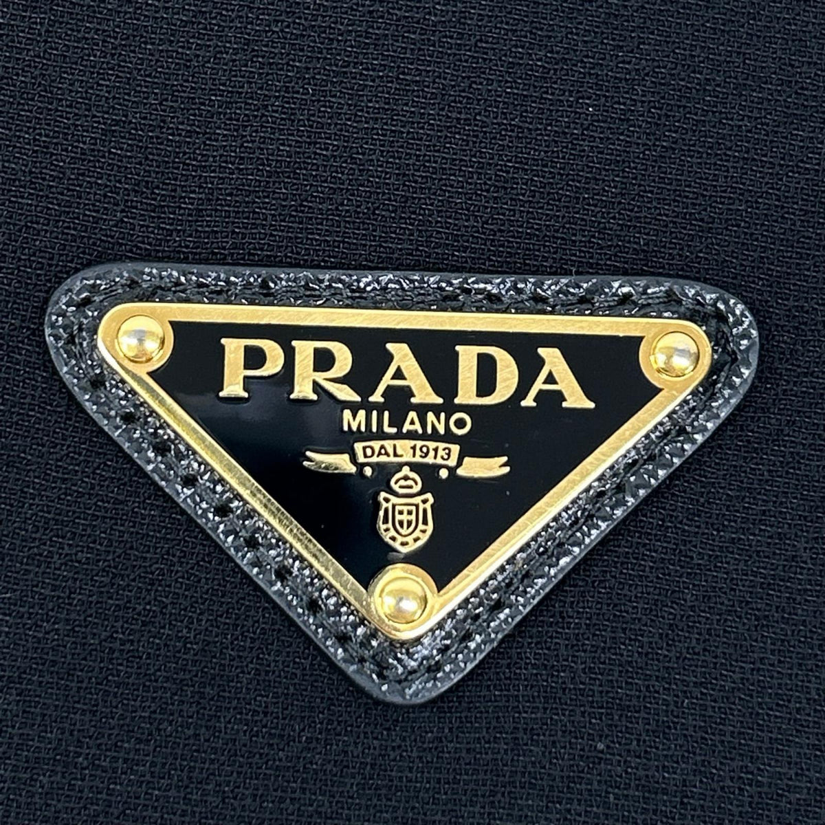 PRADA プラダ 24年製 P144Y S000 ブラック トライアングルロゴ ウール ミニスカート スカート