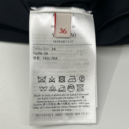 VALENTINO ヴァレンティノ 5B3RABF51CF ネイビー クレープチュール スコート ボトムス