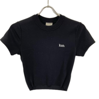 KITH キス ブラック クロップド Tシャツ トップス