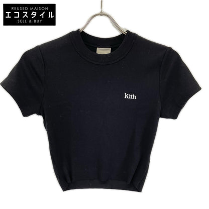 KITH キス ブラック クロップド Tシャツ トップス