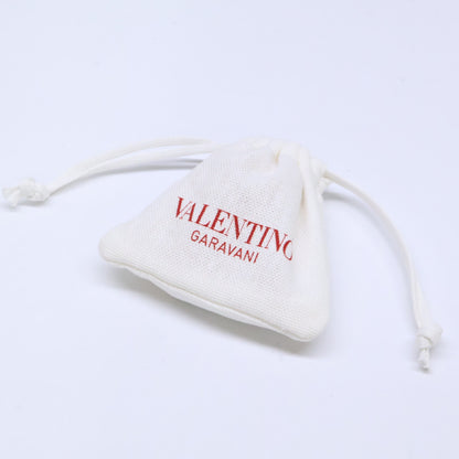 VALENTINO ヴァレンティノ 【美品】ラインストーン Vロゴ ヘアクリップ ヘアアクセサリー