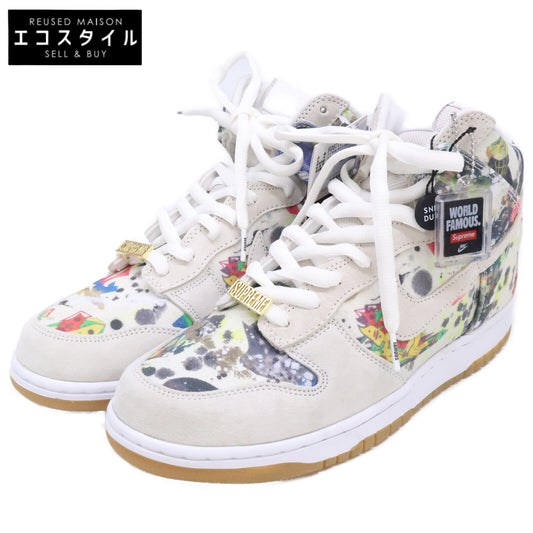 NIKE ナイキ ｘSUPREME シュプリーム【新品】FD8779-100 SB DUNK HIGH OG QS 総柄 ハイカットスニーカー シューズ