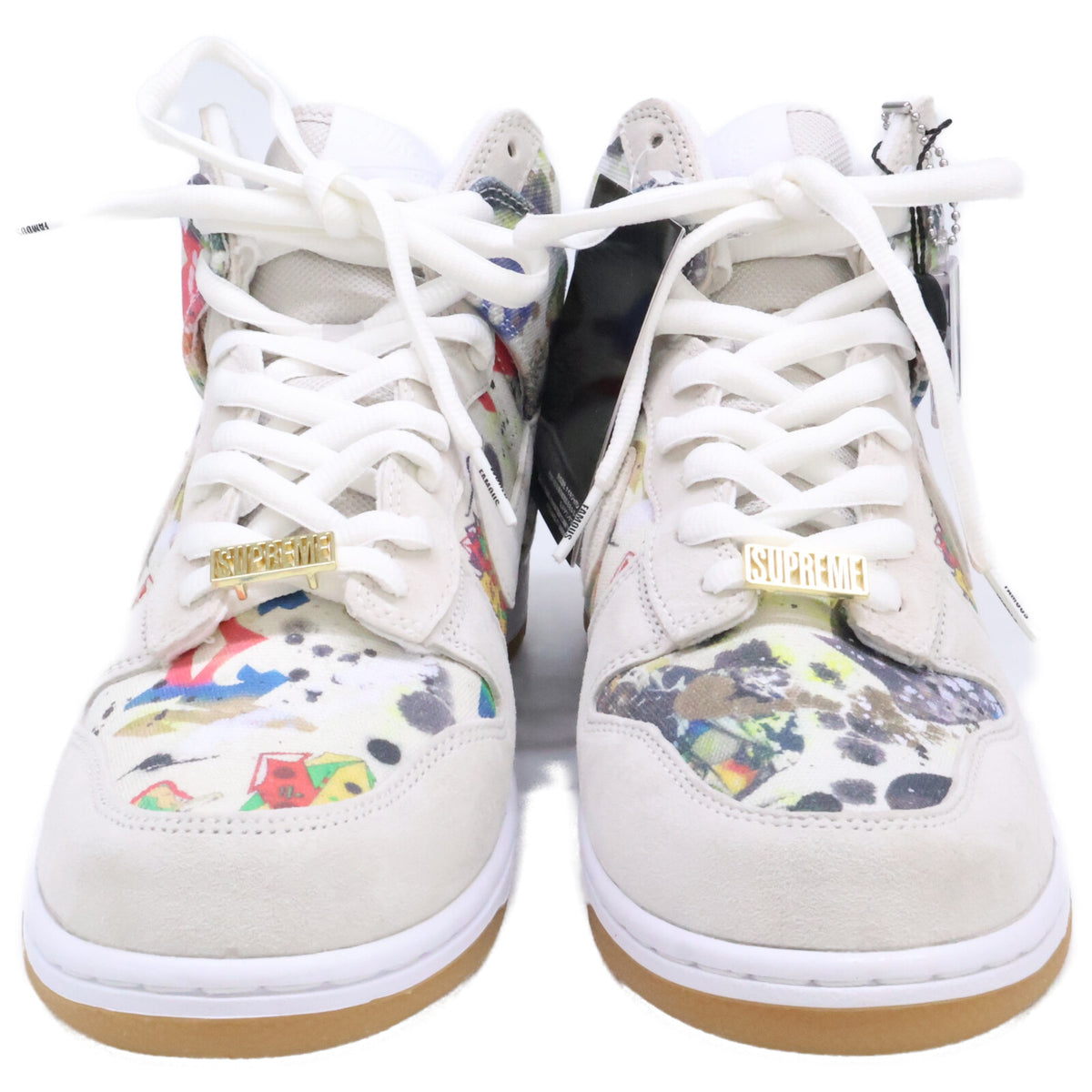 NIKE ナイキ ｘSUPREME シュプリーム【新品】FD8779-100 SB DUNK HIGH OG QS 総柄 ハイカットスニーカー シューズ