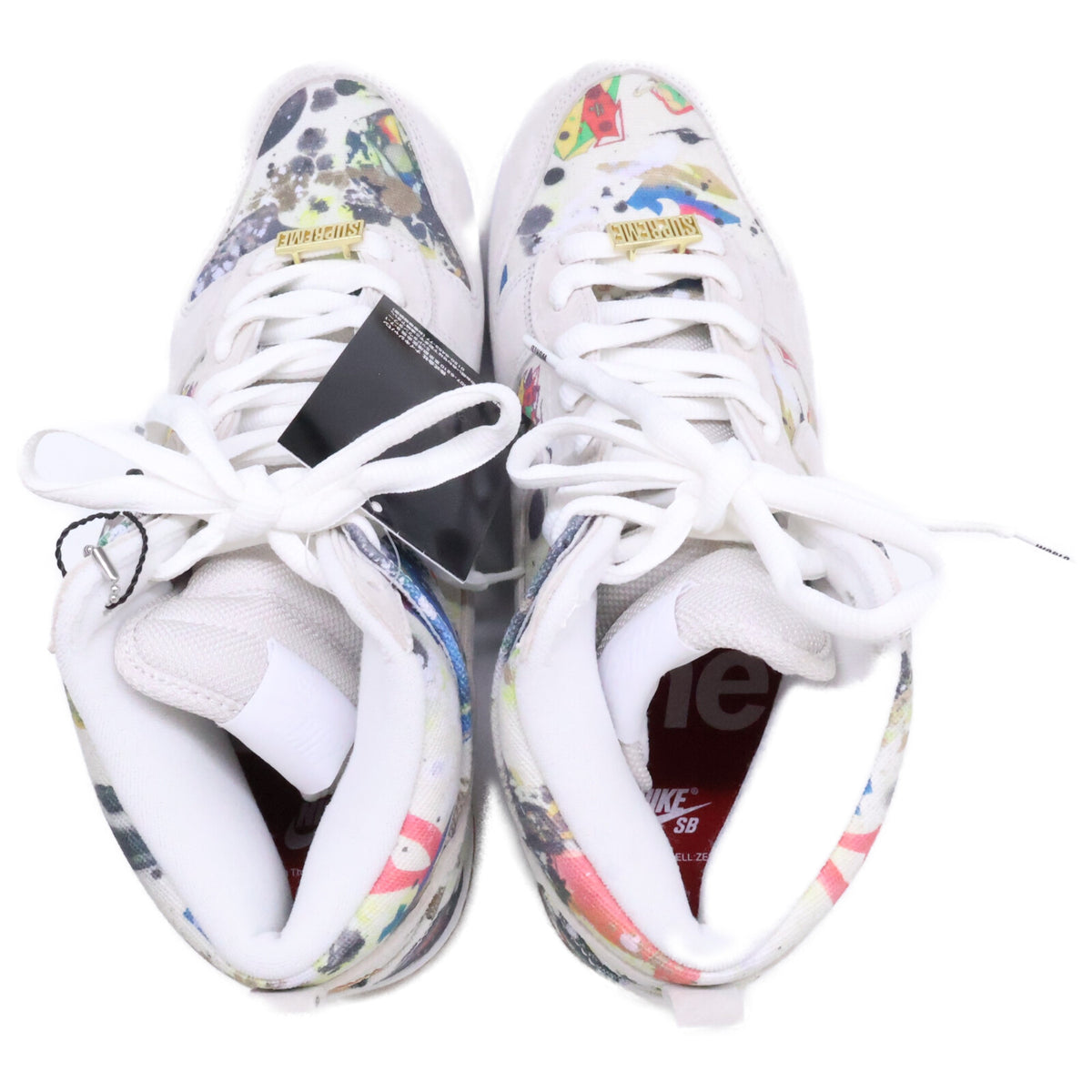 NIKE ナイキ ｘSUPREME シュプリーム【新品】FD8779-100 SB DUNK HIGH OG QS 総柄 ハイカットスニーカー シューズ