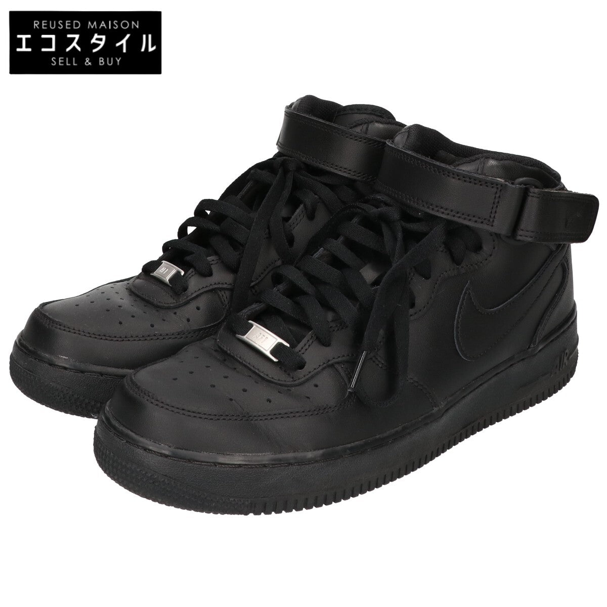 NIKE ナイキ CW2289-001 Air Force 1 Mid '07 Black/Black スニーカー シューズ