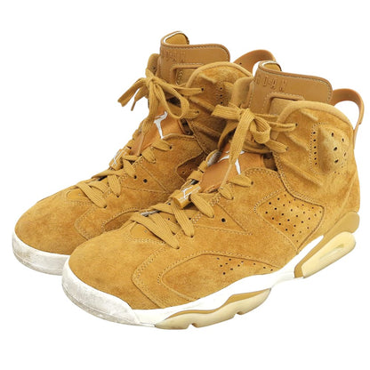 NIKE ナイキ Air Jordan 6 Retro Wheat ハイカット スニーカー シューズ メンズ ライトブラウン 28.5cm 384664-705 シューズ