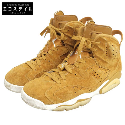 NIKE ナイキ Air Jordan 6 Retro Wheat ハイカット スニーカー シューズ メンズ ライトブラウン 28.5cm 384664-705 シューズ