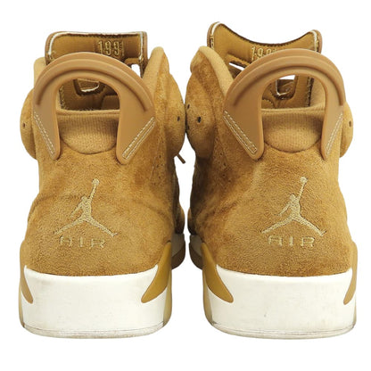 NIKE ナイキ Air Jordan 6 Retro Wheat ハイカット スニーカー シューズ メンズ ライトブラウン 28.5cm 384664-705 シューズ